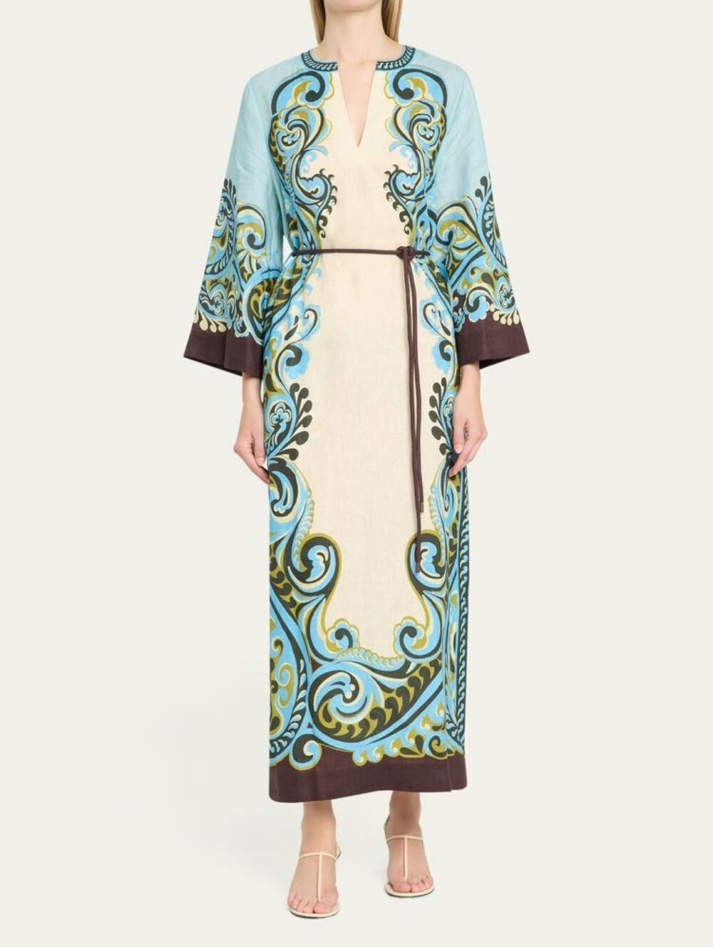 ALEMAIS Natalia Cotton Maxi Dress